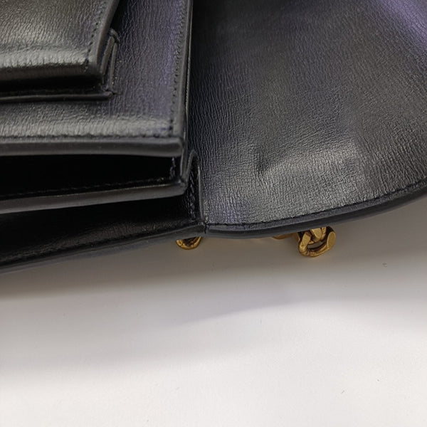 SUNSET Medium Calfskin Black