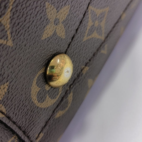 MONTAIGNE Monogram Coated Canvas Brown