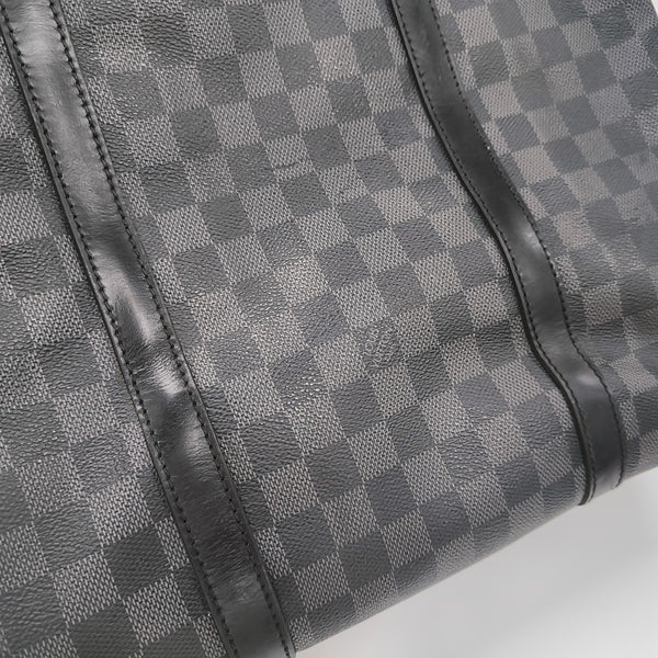 TADAO MM Damier Graphite Coated Canvas Gray