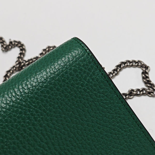 Dionysus Super Mini Calfskin Green