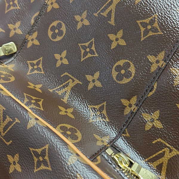 NICE BB Monogram Coated Canvas Brown