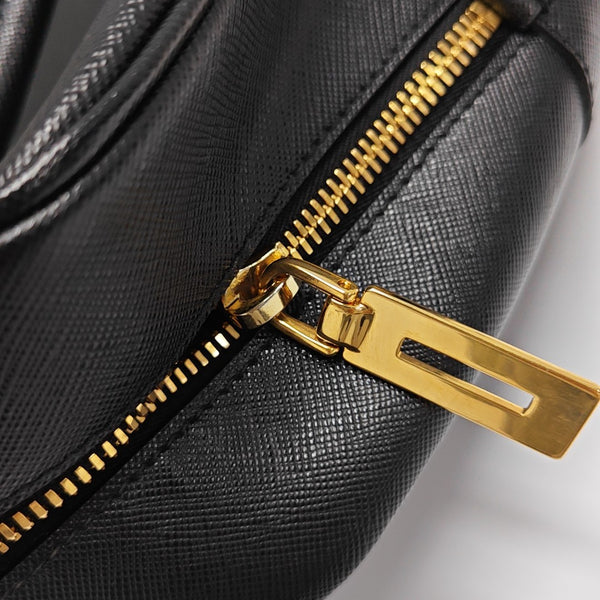 Bauletto Saffiano Calfskin Black