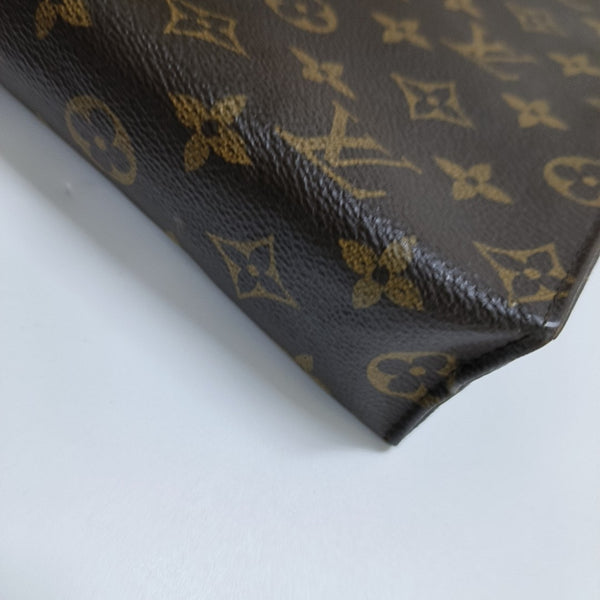 TOILET POCKET 26 Monogram Coated Canvas Brown