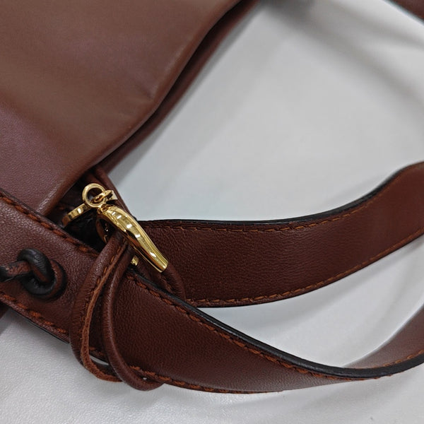 Lambskin Tote Bag Brown