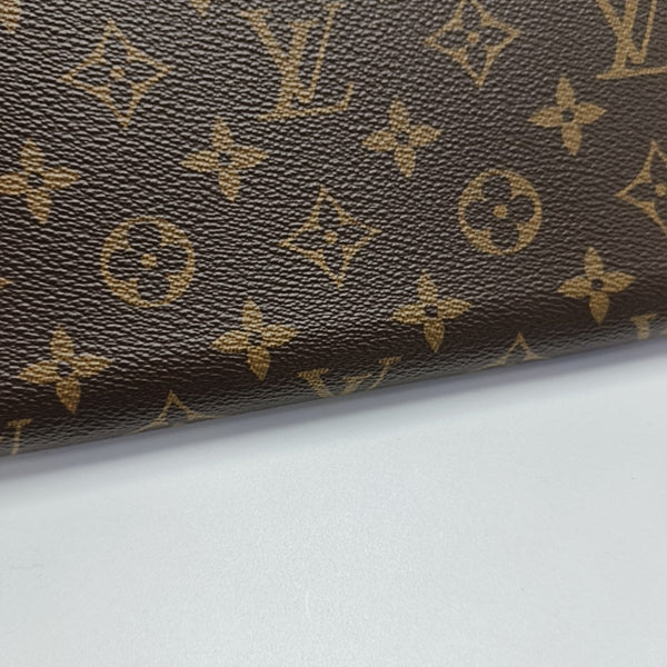 ZIPPY Monogram Coated Canvas Brown Wallet