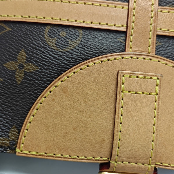 DUFFLE Monogram Coated Canvas Brown