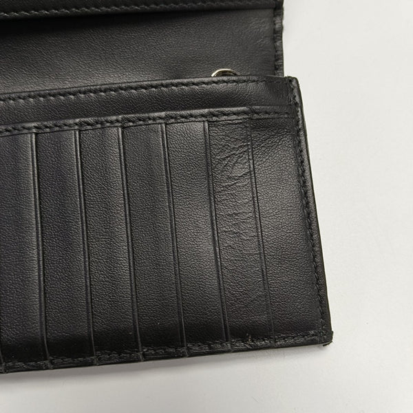 Oblique Canvas Wallet Black