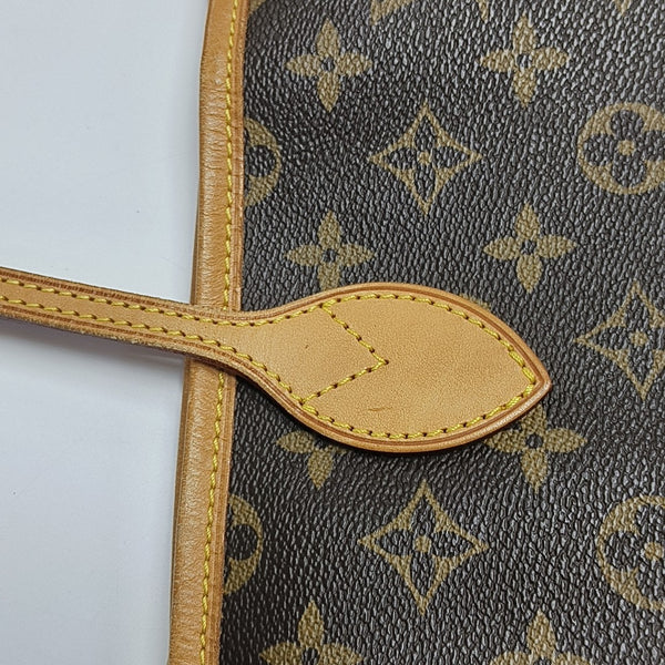 NEVERFULL GM Monogram Coated Canvas Brown