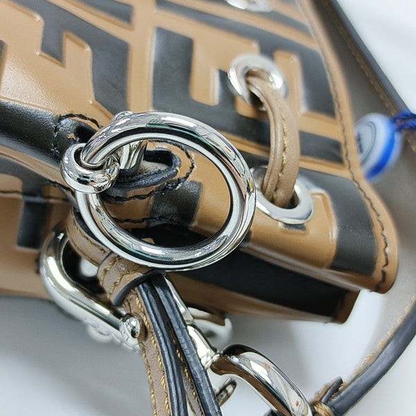 Mon Tresor Mini Calfskin Brown