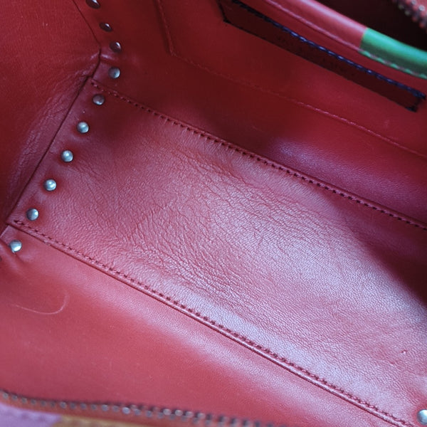 Rockstud Mini Calfskin Multicolor