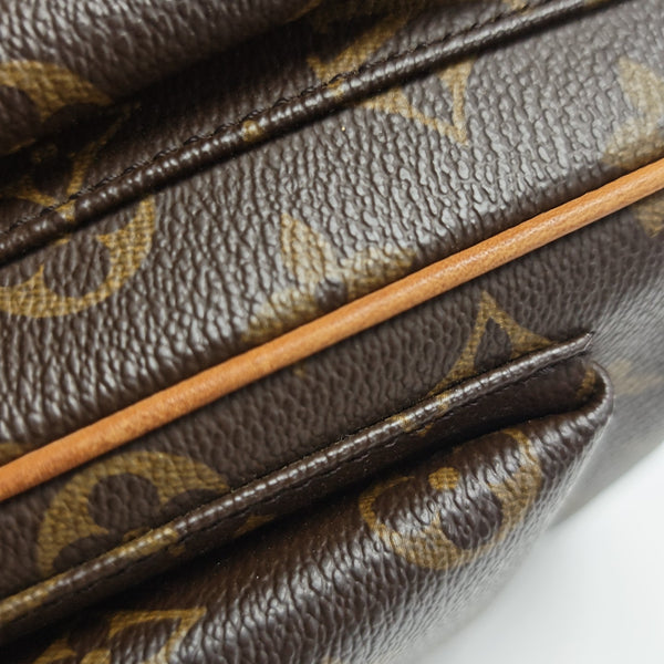 MULTIPLE Monogram Coated Canvas Brown
