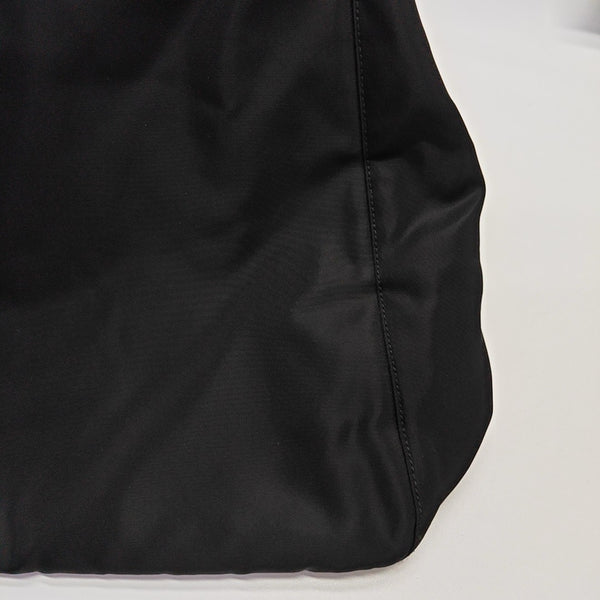 Nylon Top Handle Bag Black