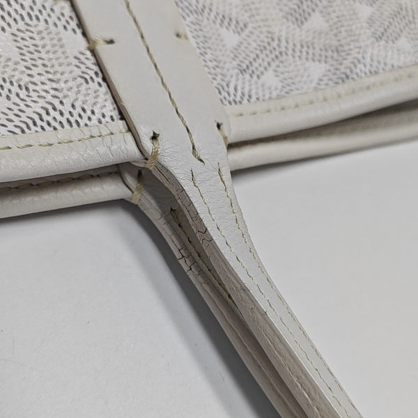 Anjou Mini Coated Canvas White