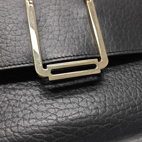 Calfskin Crossbody Bag Black
