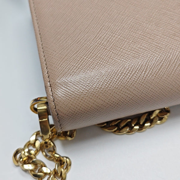 Calfskin Shoulder Bag Pink