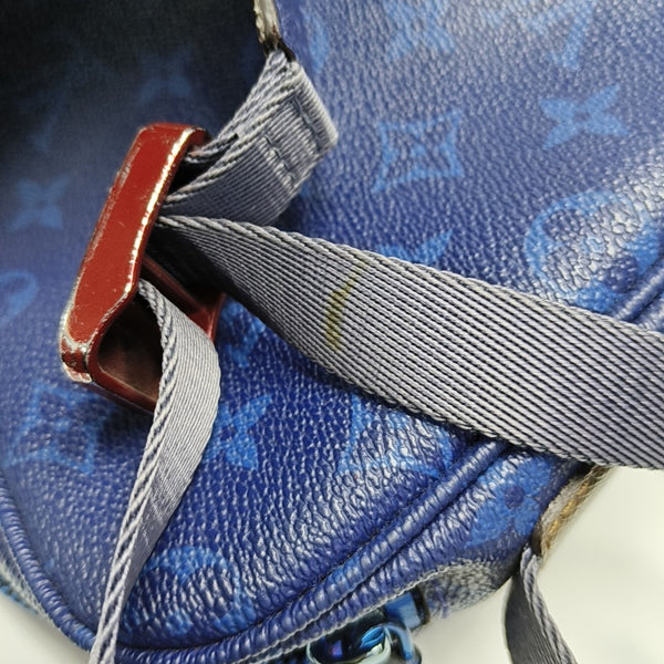 OUTDOOR Monogram Coated Canvas Blue