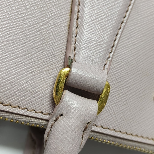 Galleria Medium Saffiano Calfskin Pink