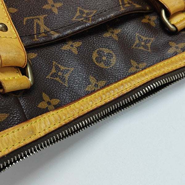 ODEON GM Monogram Coated Canvas Brown