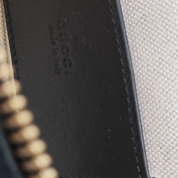 Monogram Calfskin Crossbody Bag Black
