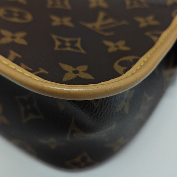 DIANE Monogram Coated Canvas Brown