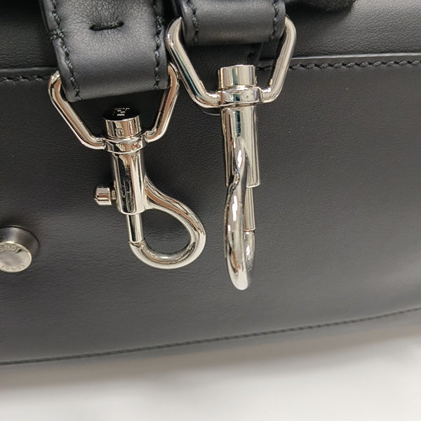 Peekaboo Large Calfskin Black