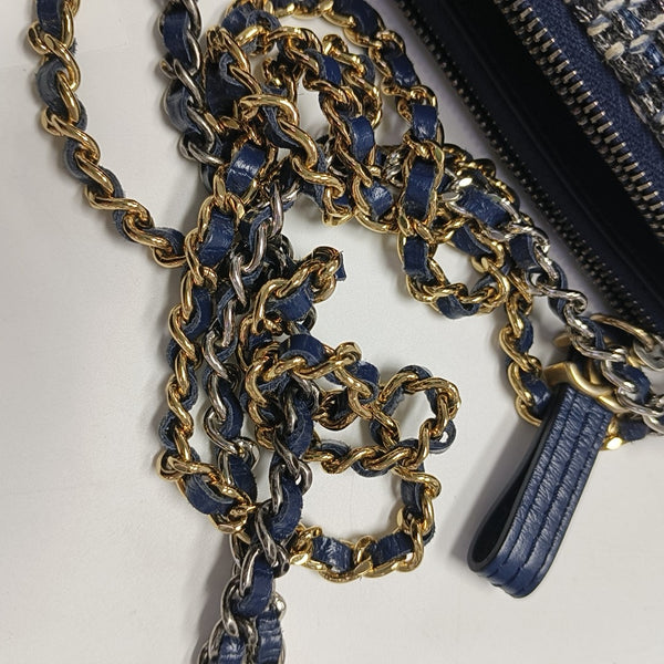 GABRIELLE Mini Quilted Calfskin Blue