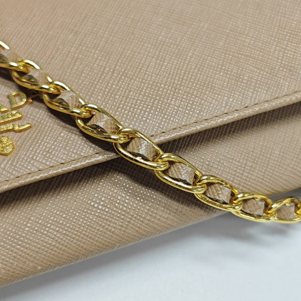 Mini Bag Saffiano Calfskin Beige