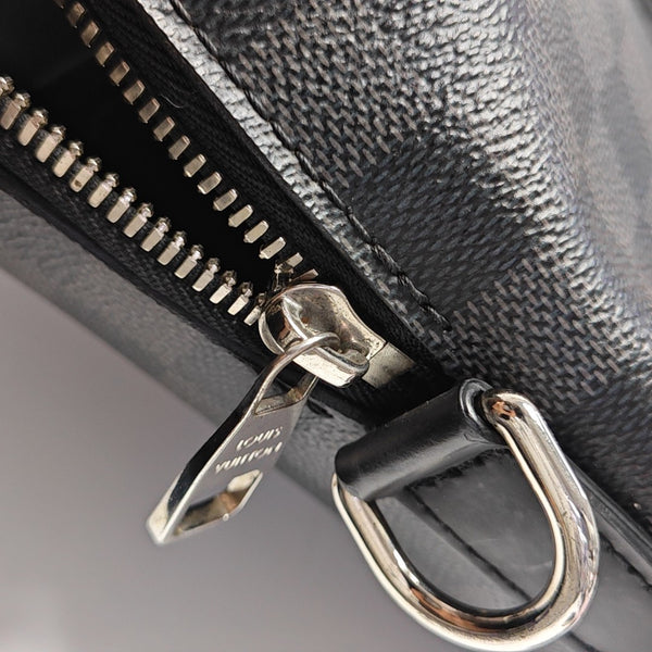 PORTE-DOCUMENTS Damier Graphite Coated Canvas Black