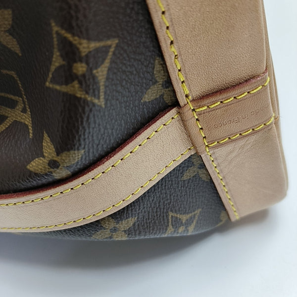 NOÉ BB Monogram Coated Canvas Brown