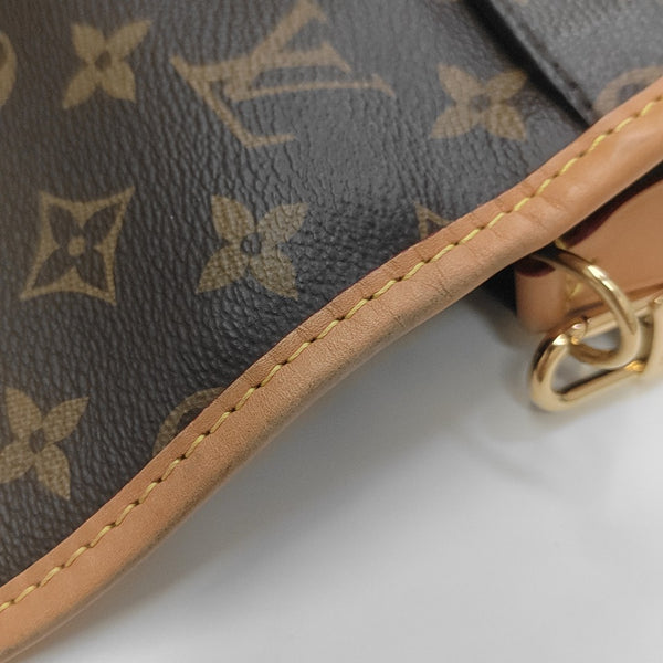 DIANE Monogram Coated Canvas Brown