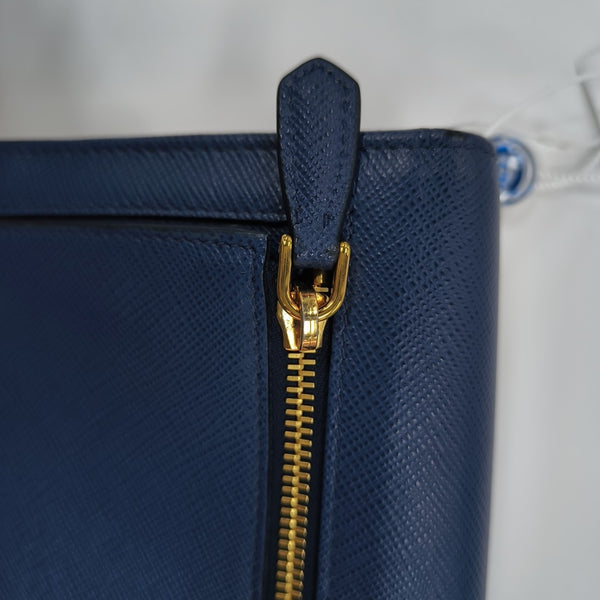 Calfskin Clutch Large Blue