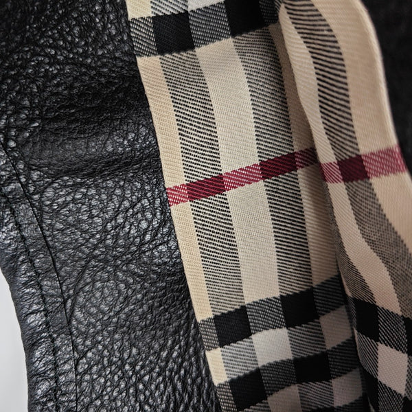 Quilted Leather Black