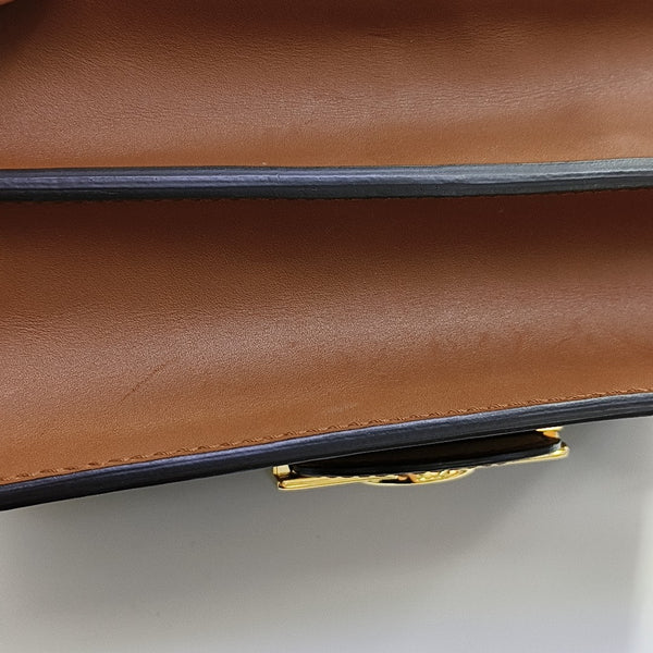 DAUPHINE MM Monogram Coated Canvas Brown