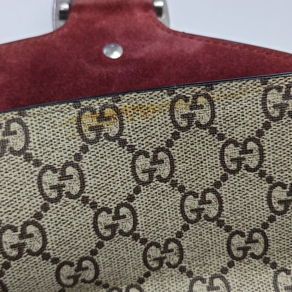Dionysus Mini Monogram Coated Canvas Beige