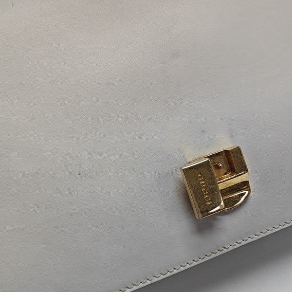 Sylvie Small Calfskin White