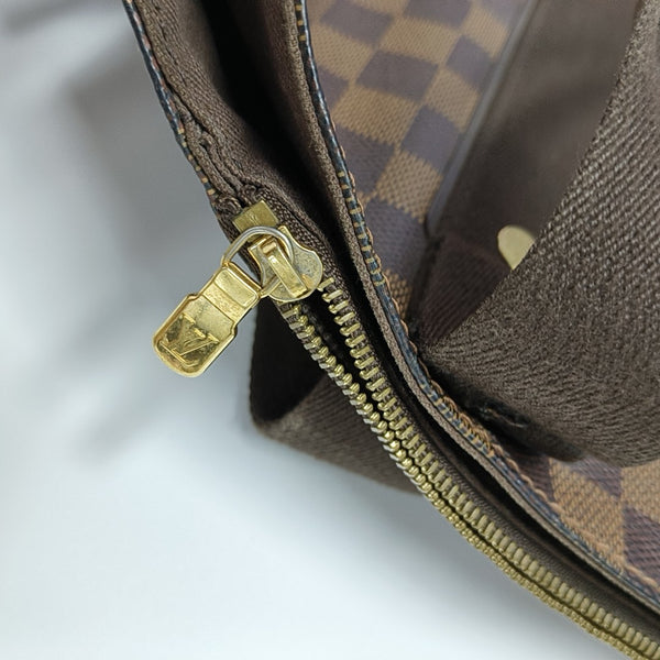 VINTAGE BEAUBOURG Damier Ebene Coated Canvas Brown