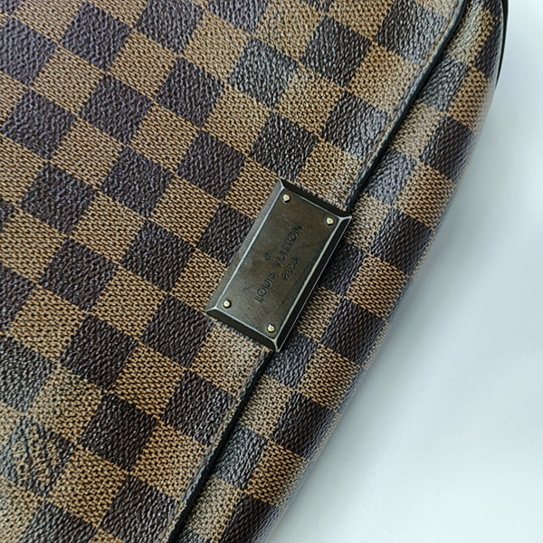 BROOKLYN Damier Ebene Coated Canvas Brown