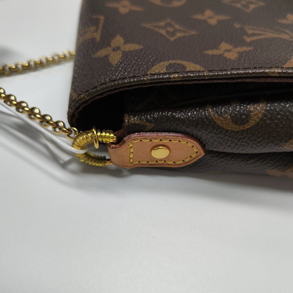 FAVORITE MM Monogram Coated Canvas Brown