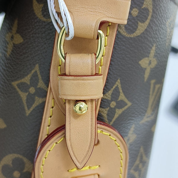 ALL IN BB Monogram Coated Canvas Brown