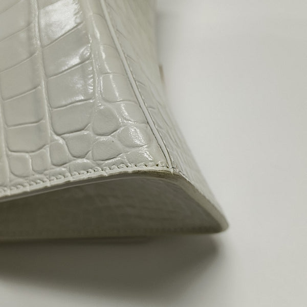 Hourglass S Calfskin White
