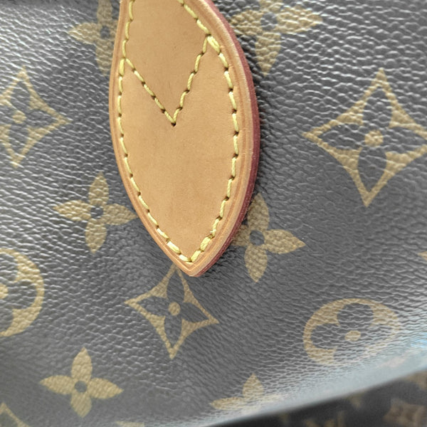 NEVERFULL GM Monogram Coated Canvas Brown