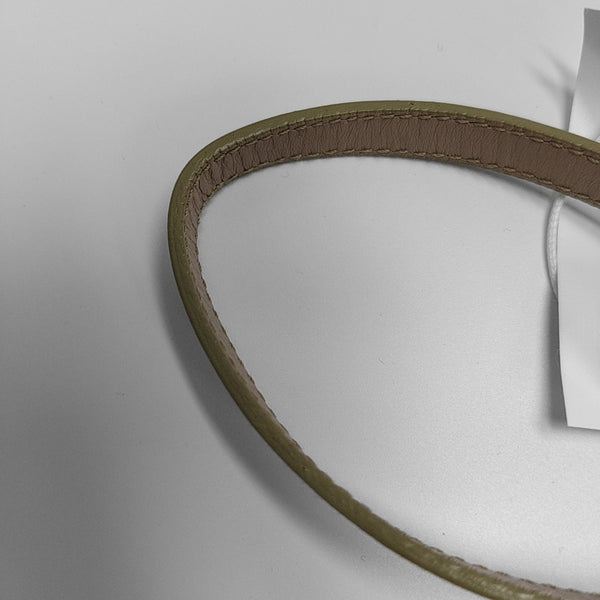 Oblique Coated Canvas Beige