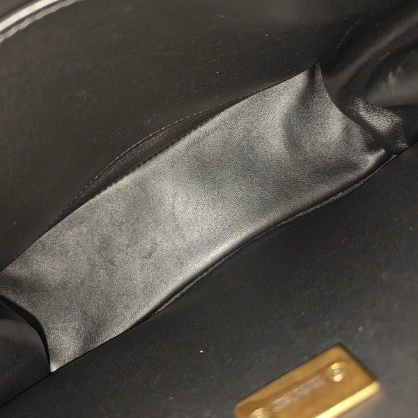 Calfskin Shoulder Bag Mini Black