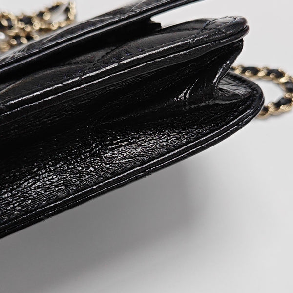 WOC Quilted Calfskin Black