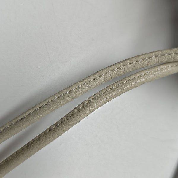 Horsebit 1955 Small Monogram Calfskin White