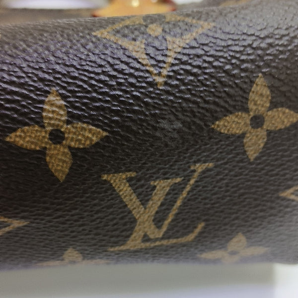 SPEEDY Nano Monogram Coated Canvas Brown