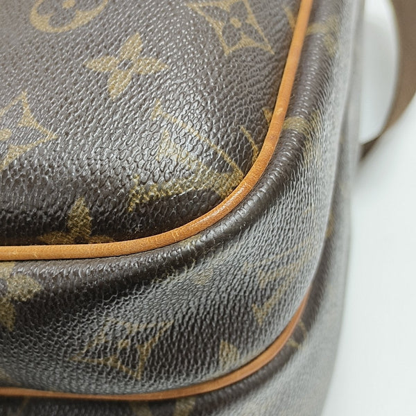 REPORTER Monogram Coated Canvas Brown