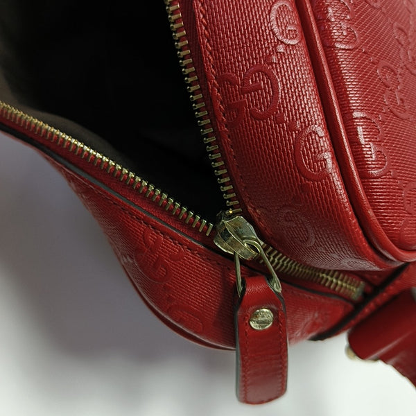 Calfskin Shoulder Bag Red