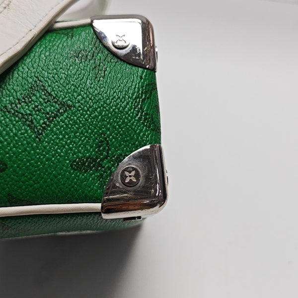 SOFT TRUNK Mini Monogram Coated Canvas Green