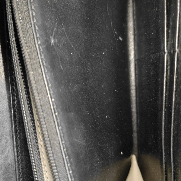 Coated Canvas Wallet Beige
